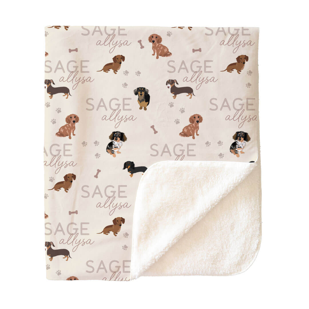 Personalized Kids Blankets | Dog Breeds