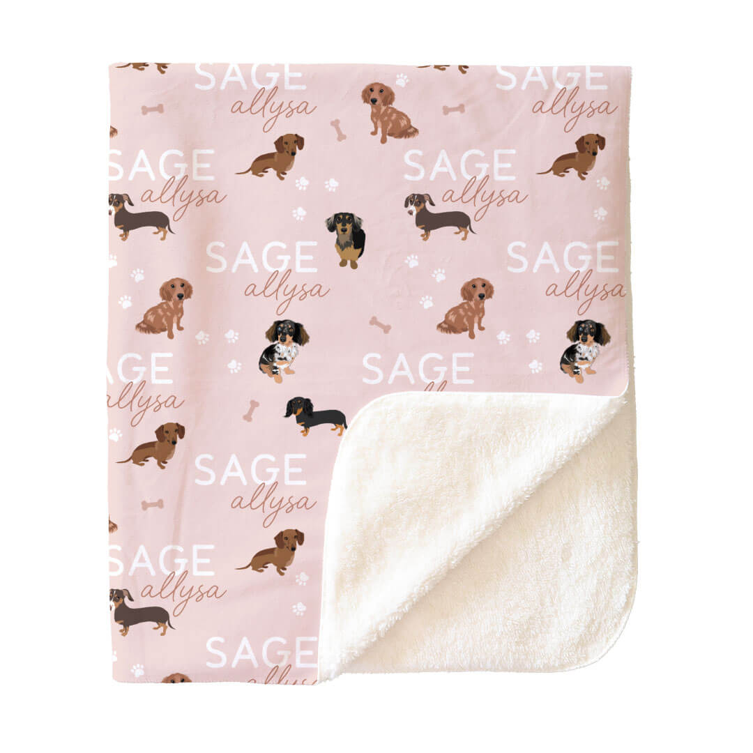 Personalized Kids Blankets | Dog Breeds