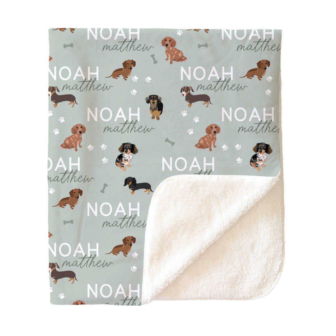 Personalized Kids Blankets | Dog Breeds