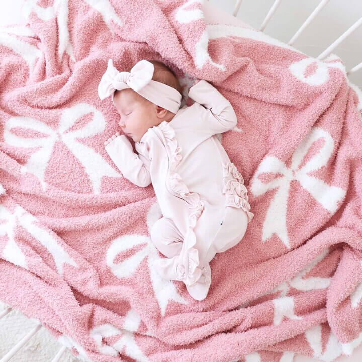 CuddleLane™ Luxe Blankets | Bows