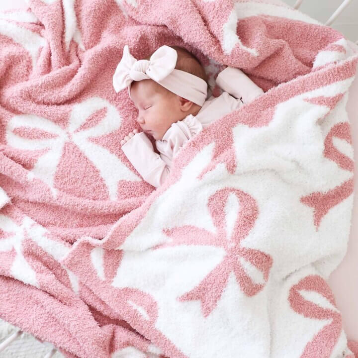 CuddleLane™ Luxe Blankets | Bows