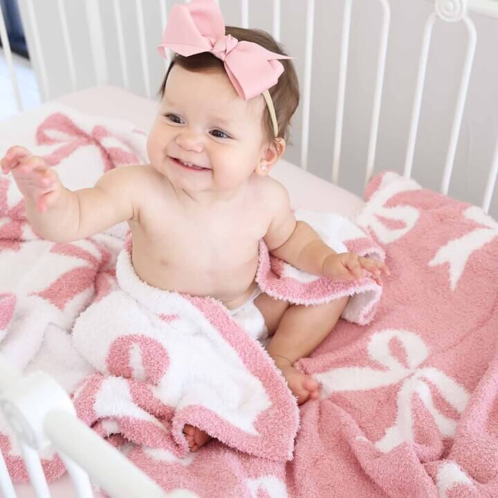 CuddleLane™ Luxe Blankets | Bows*