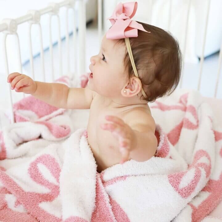 CuddleLane™ Luxe Blankets | Bows