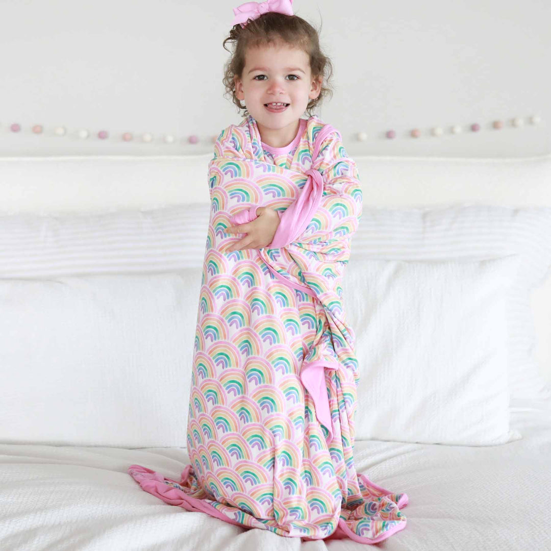 day dream double sided bamboo blanket for girls 