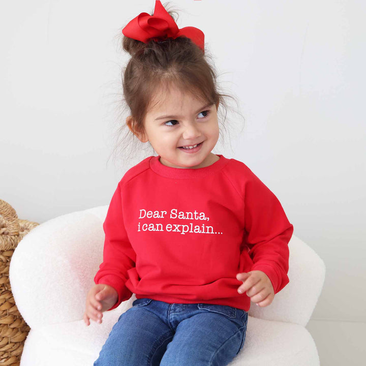 red long sleeve christmas sweatshirt 