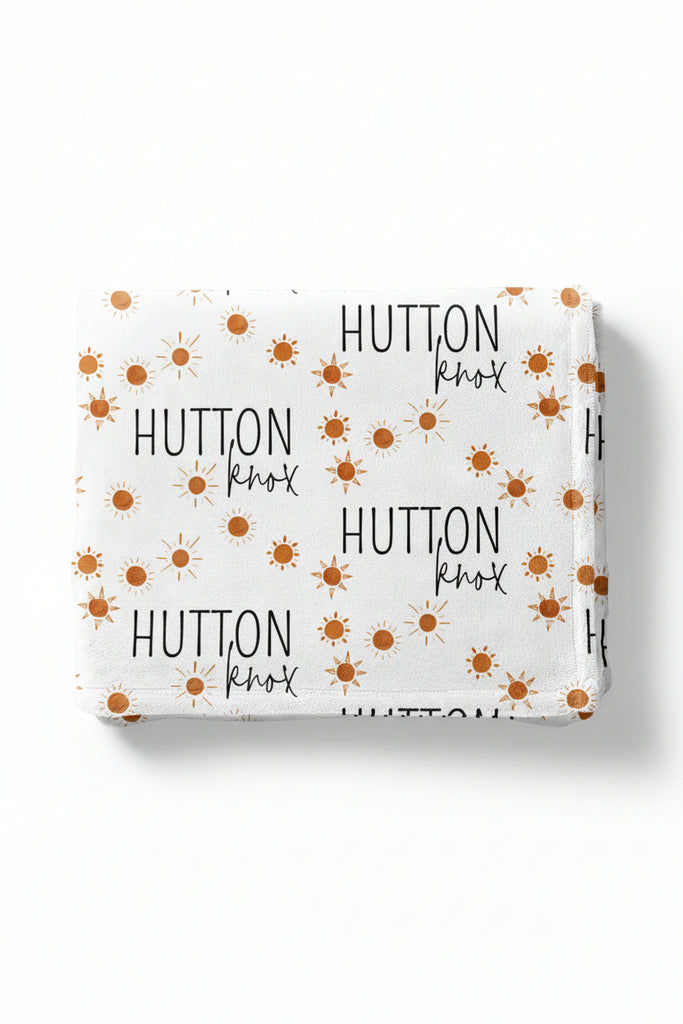 Desert Suns Personalized Blanket
