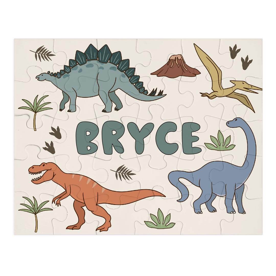 dino dude personalized puzzle for kids 