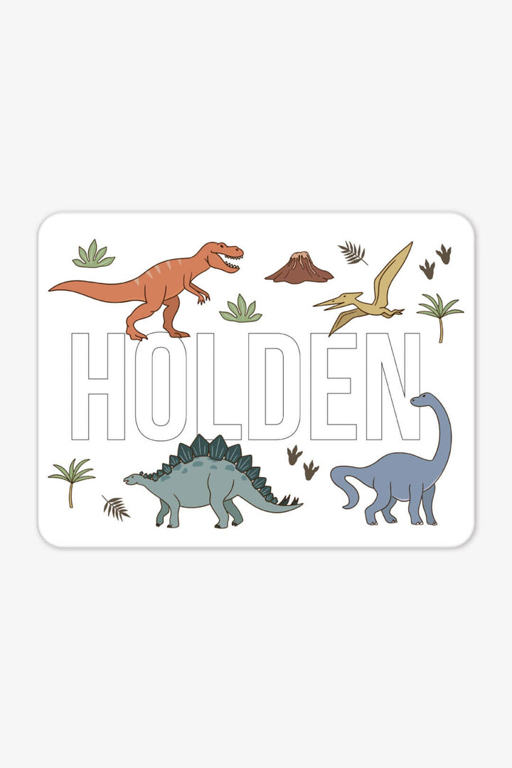Kids Personalized Whiteboard | Dino Dude