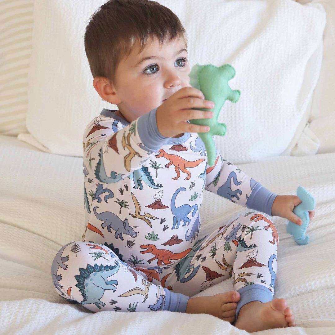 dino dude kids pajama set 