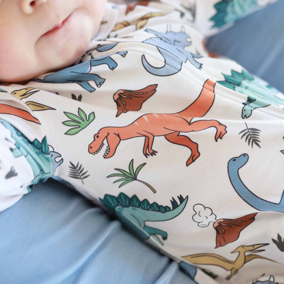 dinosaur baby footie pajama