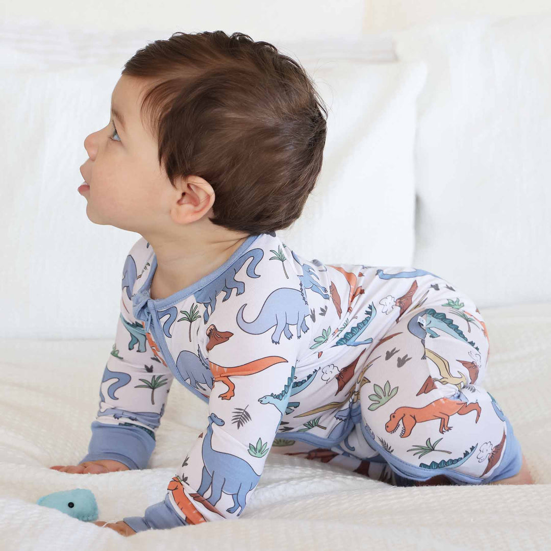 dinosaur romper pajama for toddlers