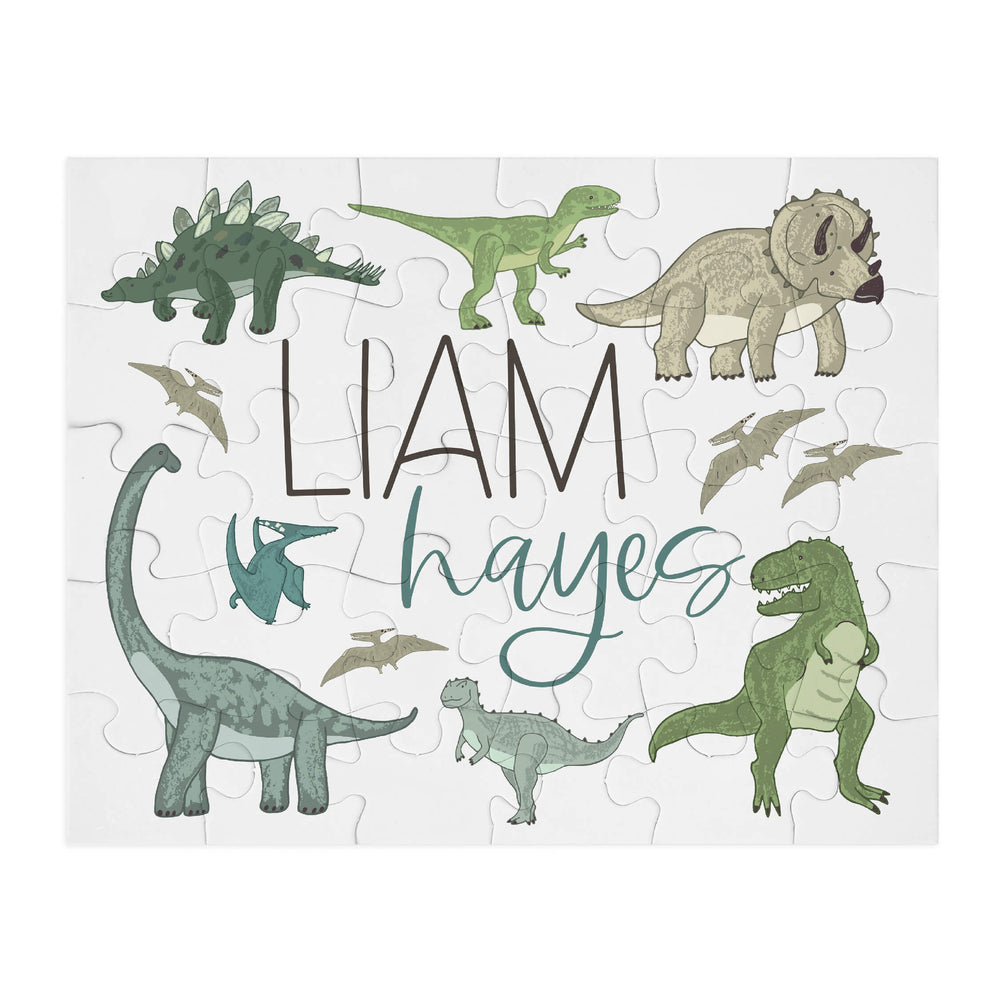 dinosaur personalized puzzle 