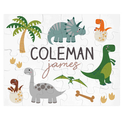 dinosaur personalized puzzle for kids 