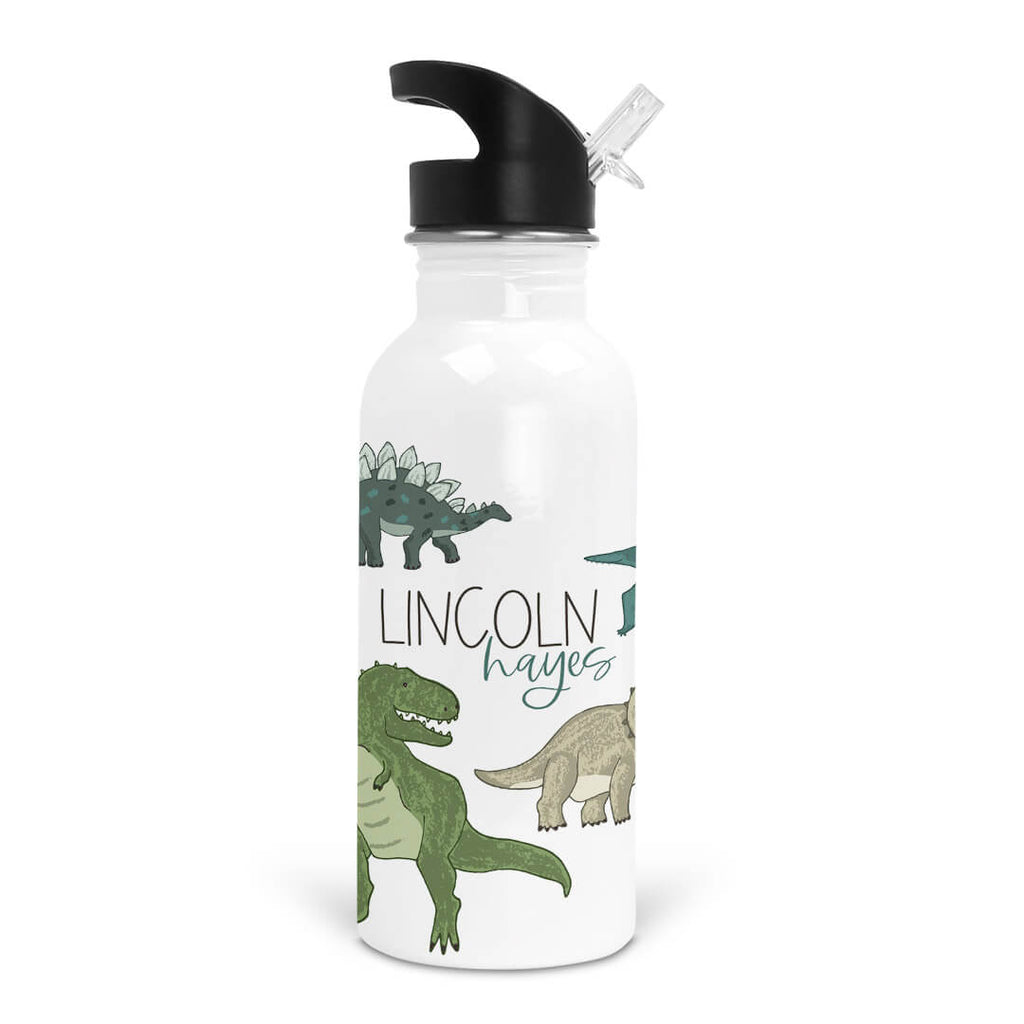 Dino Friends Personalized Water Bottle