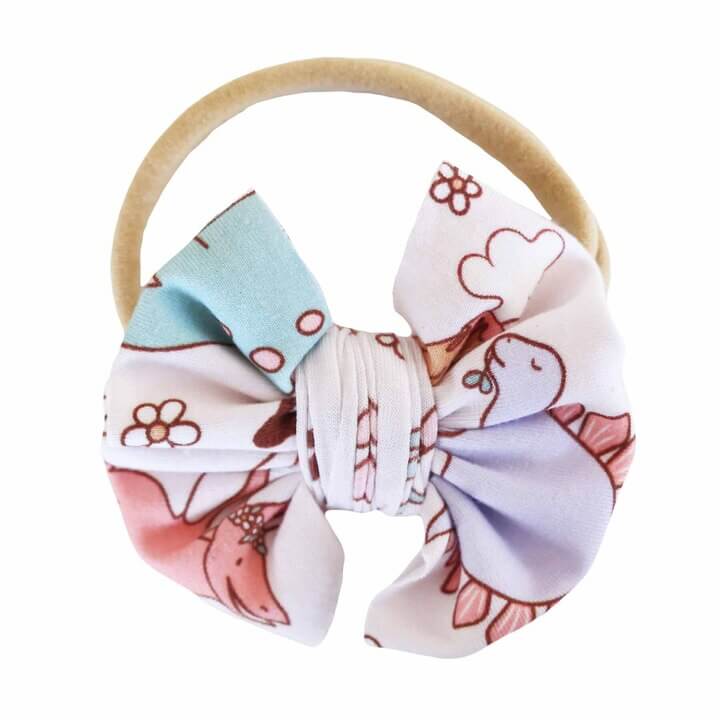 Printed Knit Bow Headbands