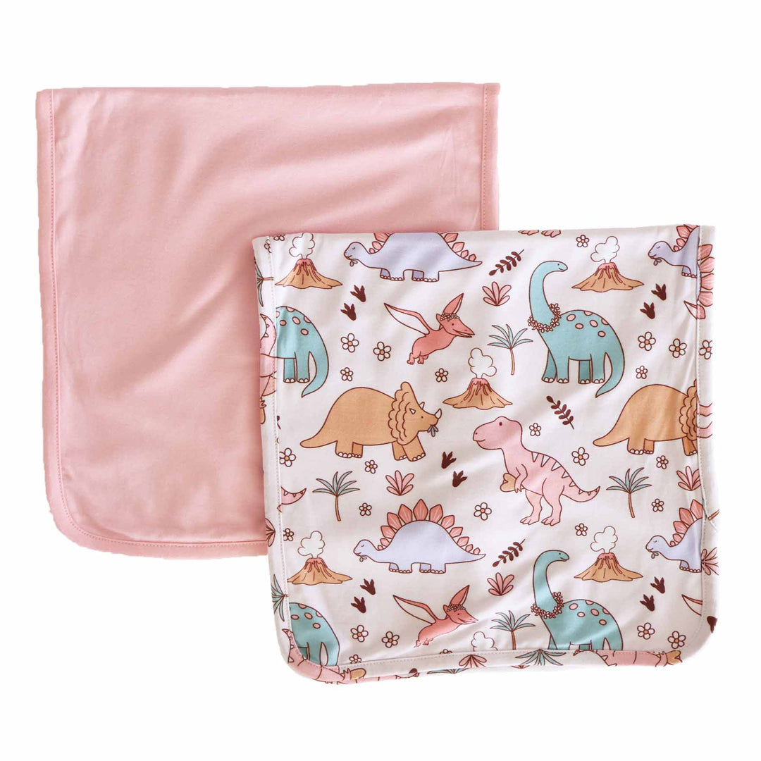 dolly's dinos burp cloth set