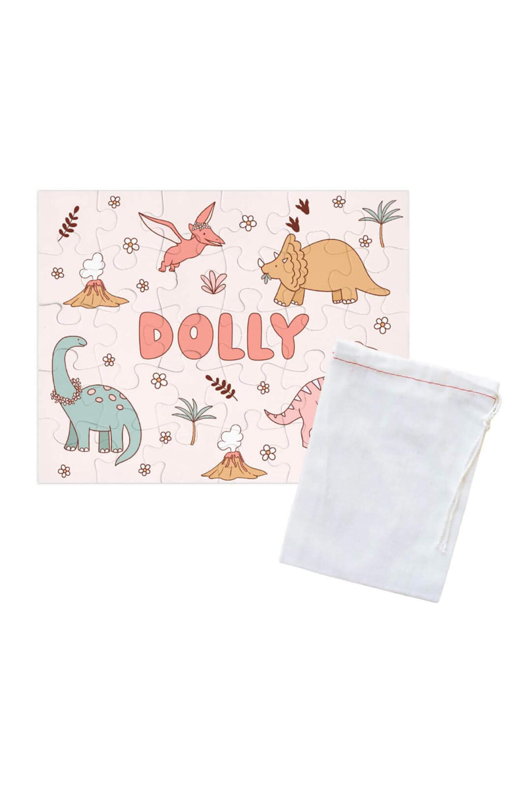 Kids Personalized 30 Piece Puzzle | Dolly's Dinos