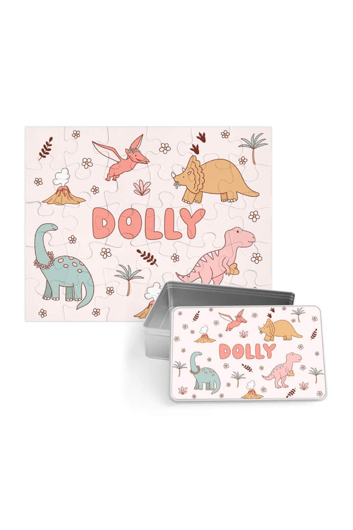Kids Personalized 30 Piece Puzzle | Dolly's Dinos
