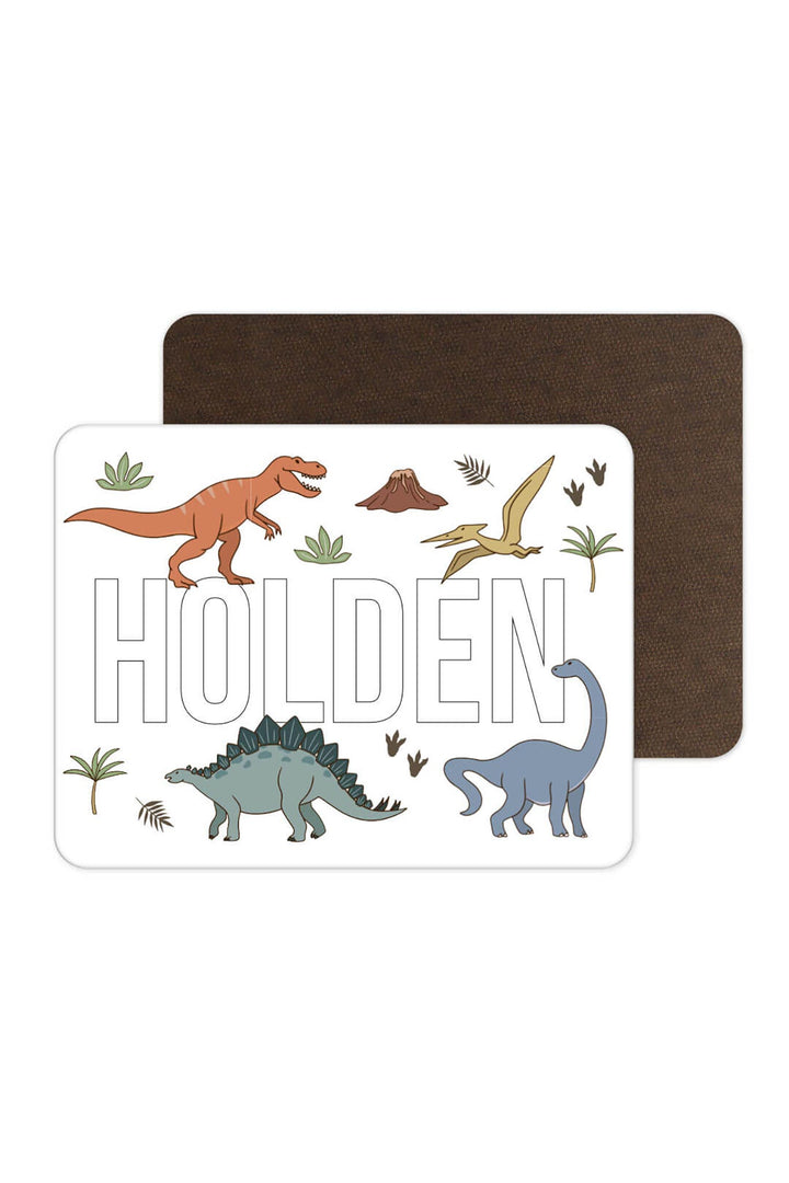 Kids Personalized Whiteboard | Dino Dude