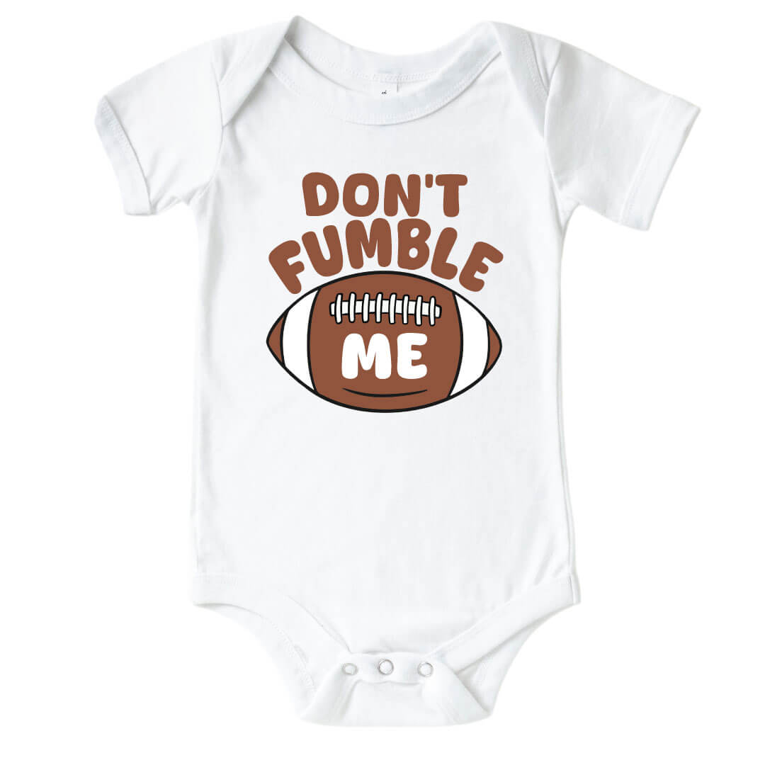 don't fumble me basketball graphic bodysuit 