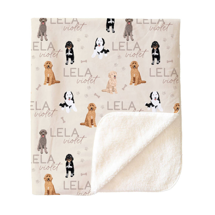 Personalized Kids Blankets | Dog Breeds