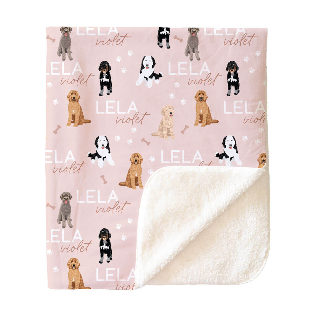 Personalized Kids Blankets | Dog Breeds