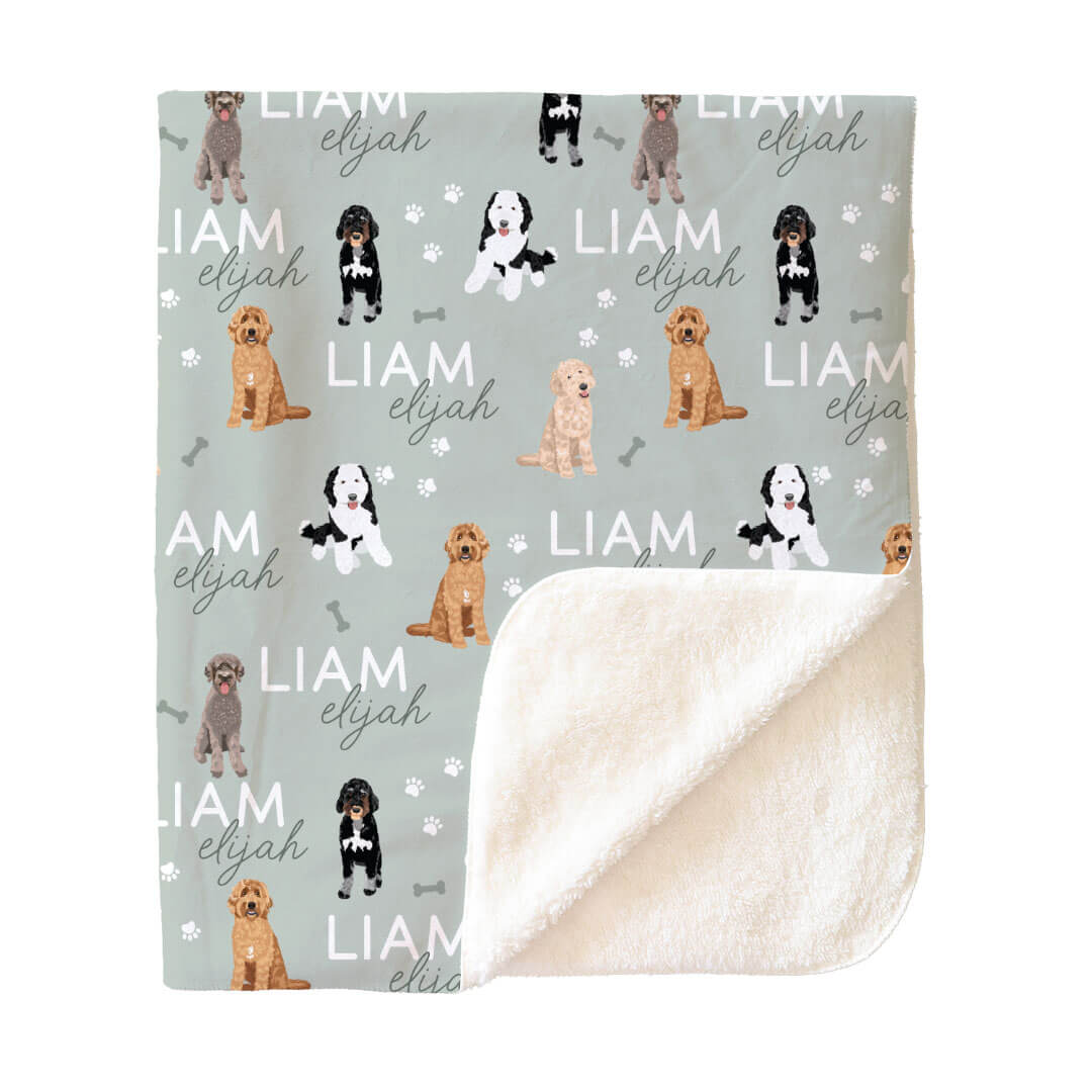 Personalized Kids Blankets | Dog Breeds