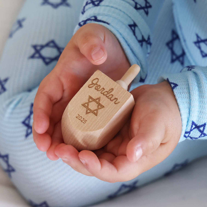 star of david dreidel personalized 
