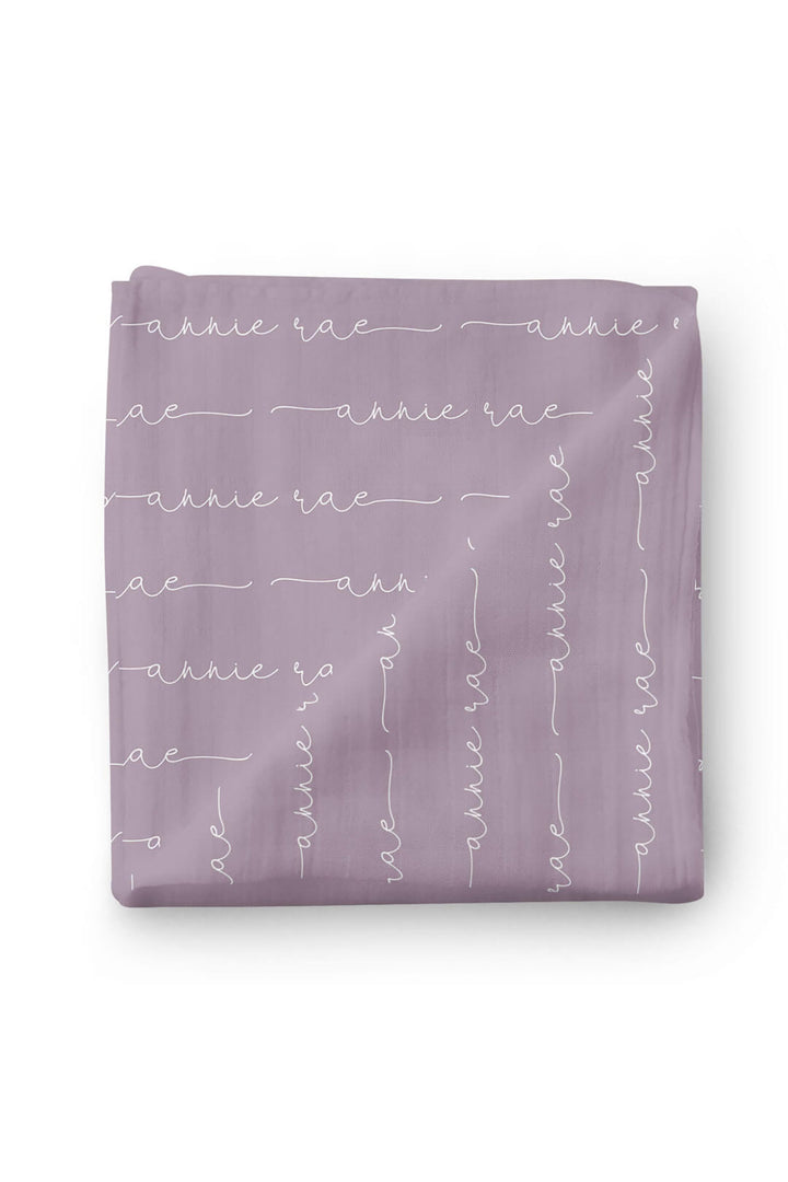Personalized Baby Name Swaddle Blanket