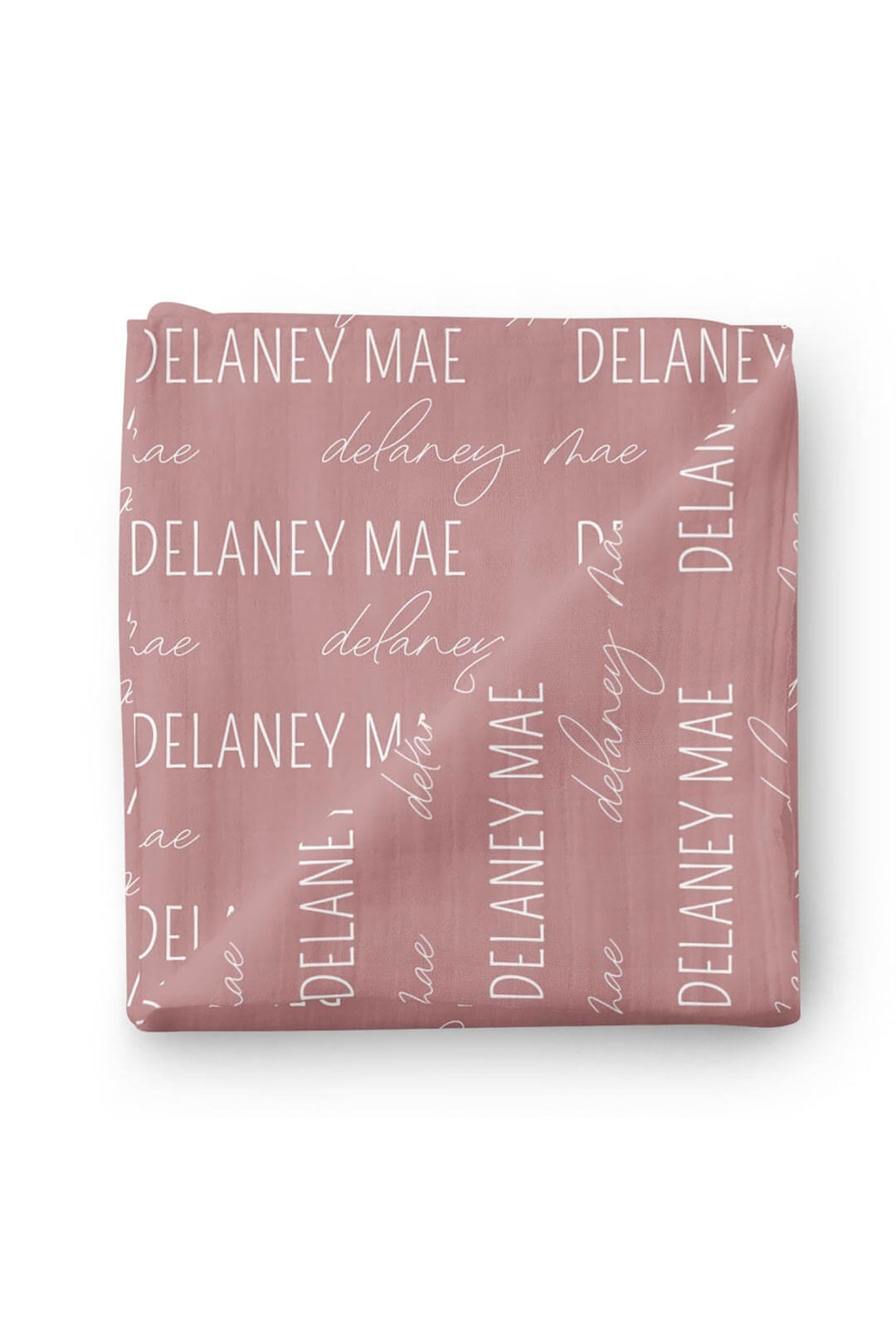 Personalized Baby Name Swaddle Blanket