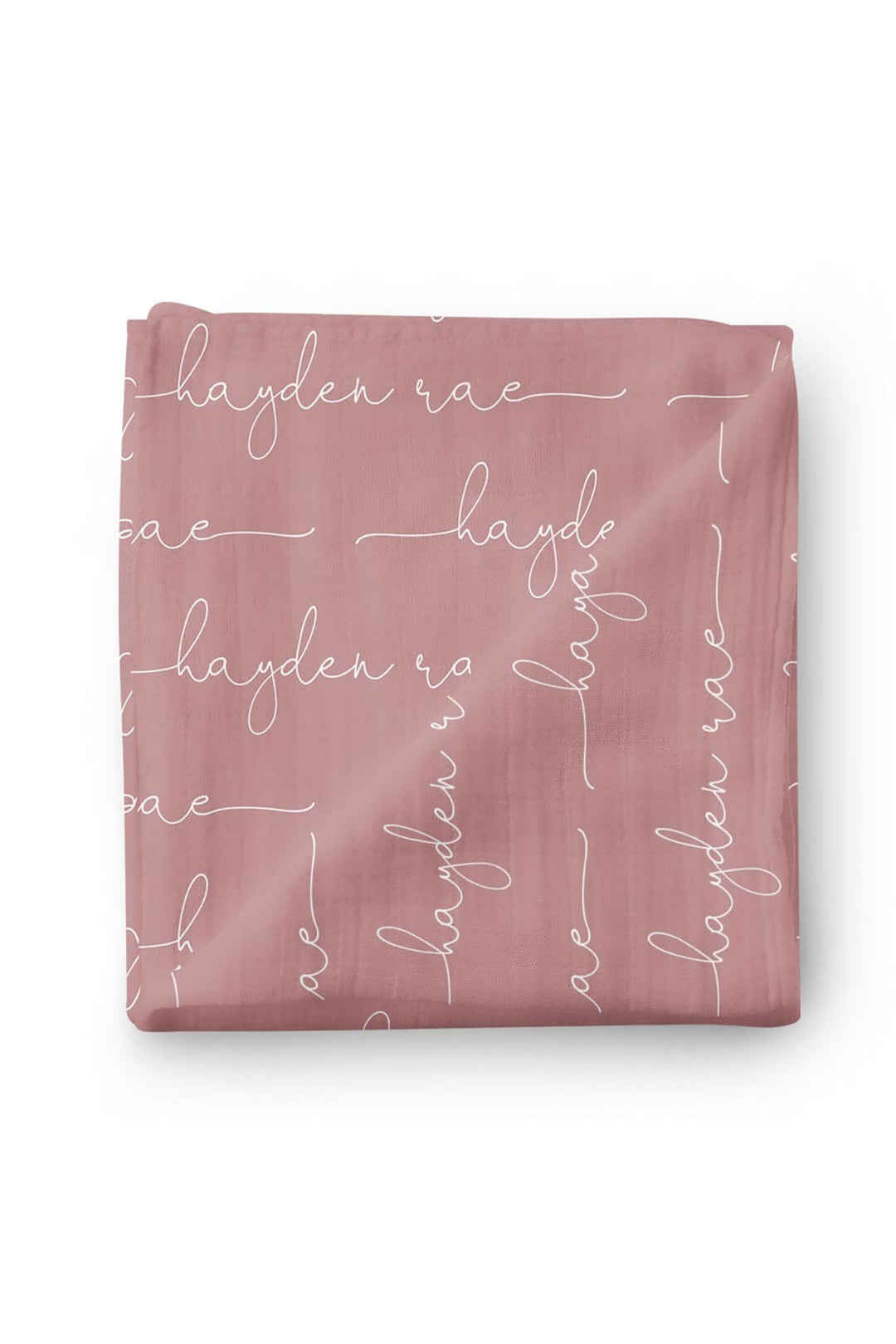 Personalized Baby Name Swaddle Blanket