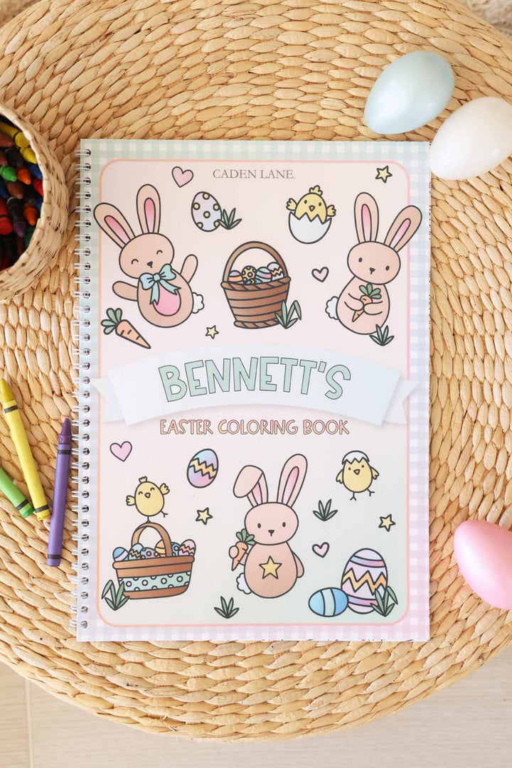 personalized easter coloring book 