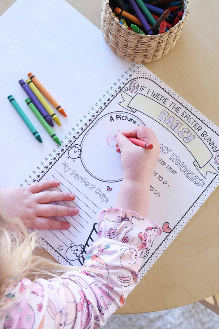 easter favorites in personalized easter coloring book 