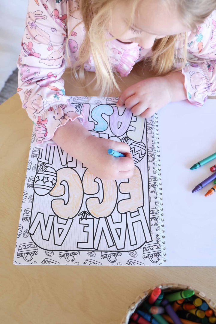 easter coloring book page 