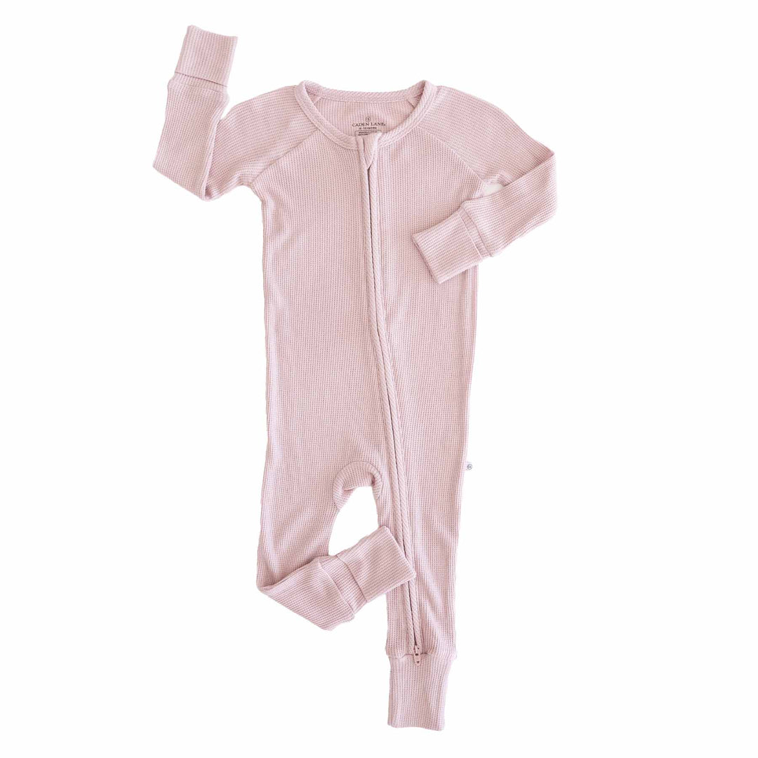 elderberry convertible zip romper pajama for babies and toddlers with flip mitts and footies 