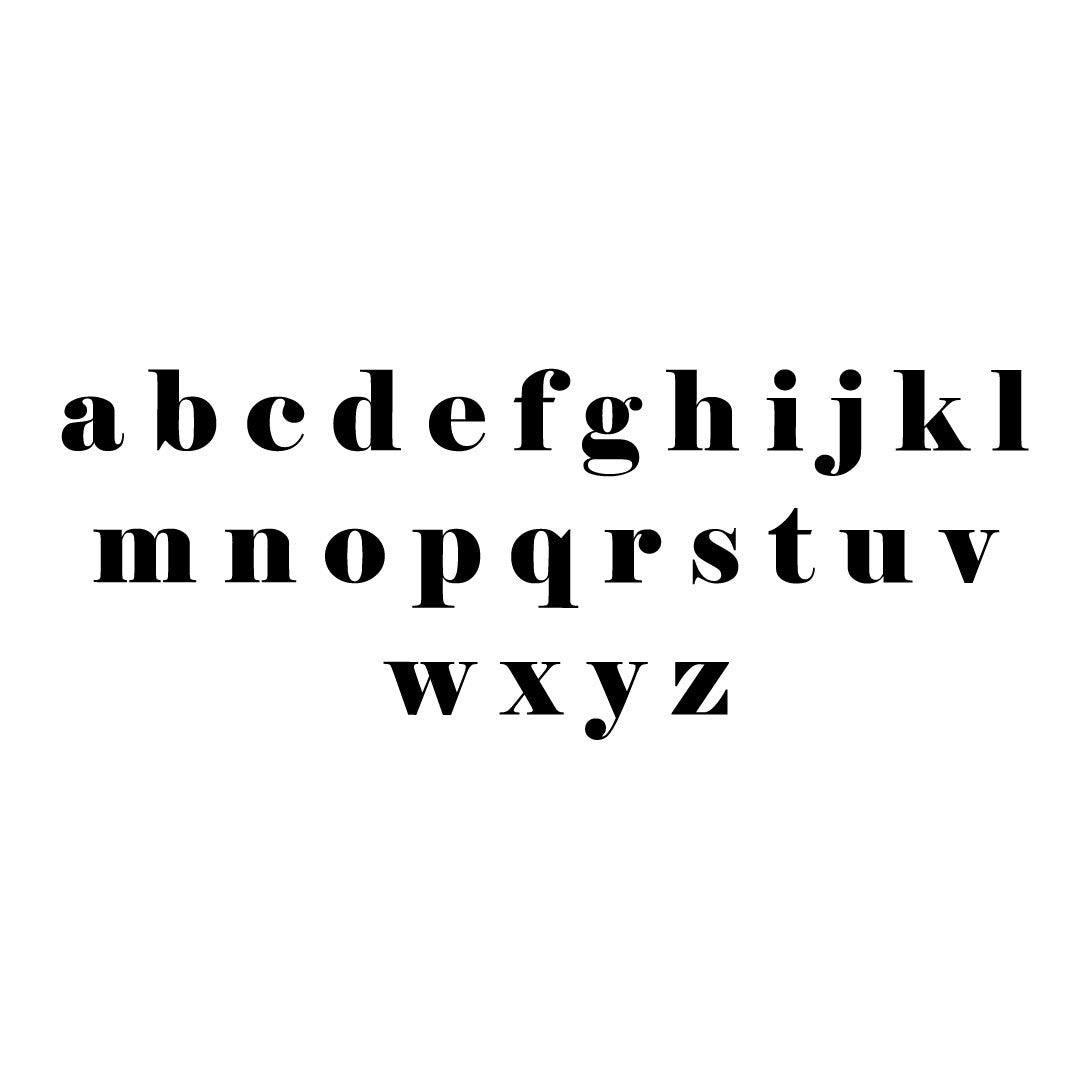 elephant lowercase font