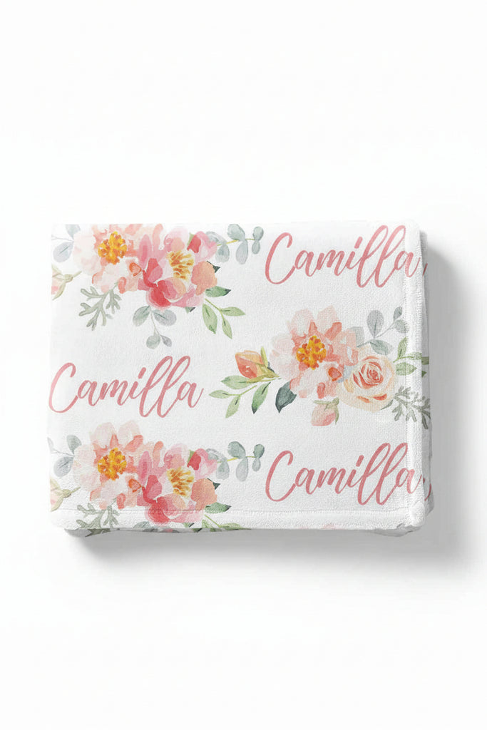 Ellas Vintage Dusty Personalized Blanket