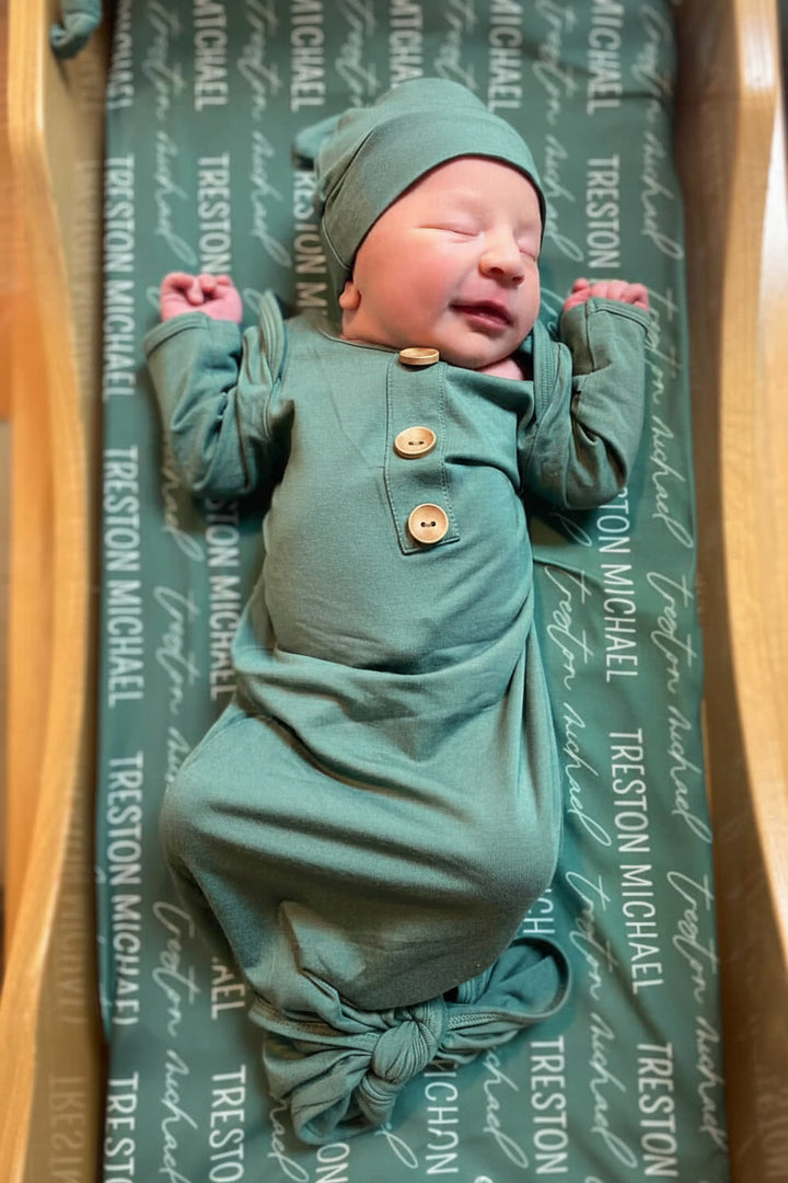 Personalized Baby Name Swaddle Blanket