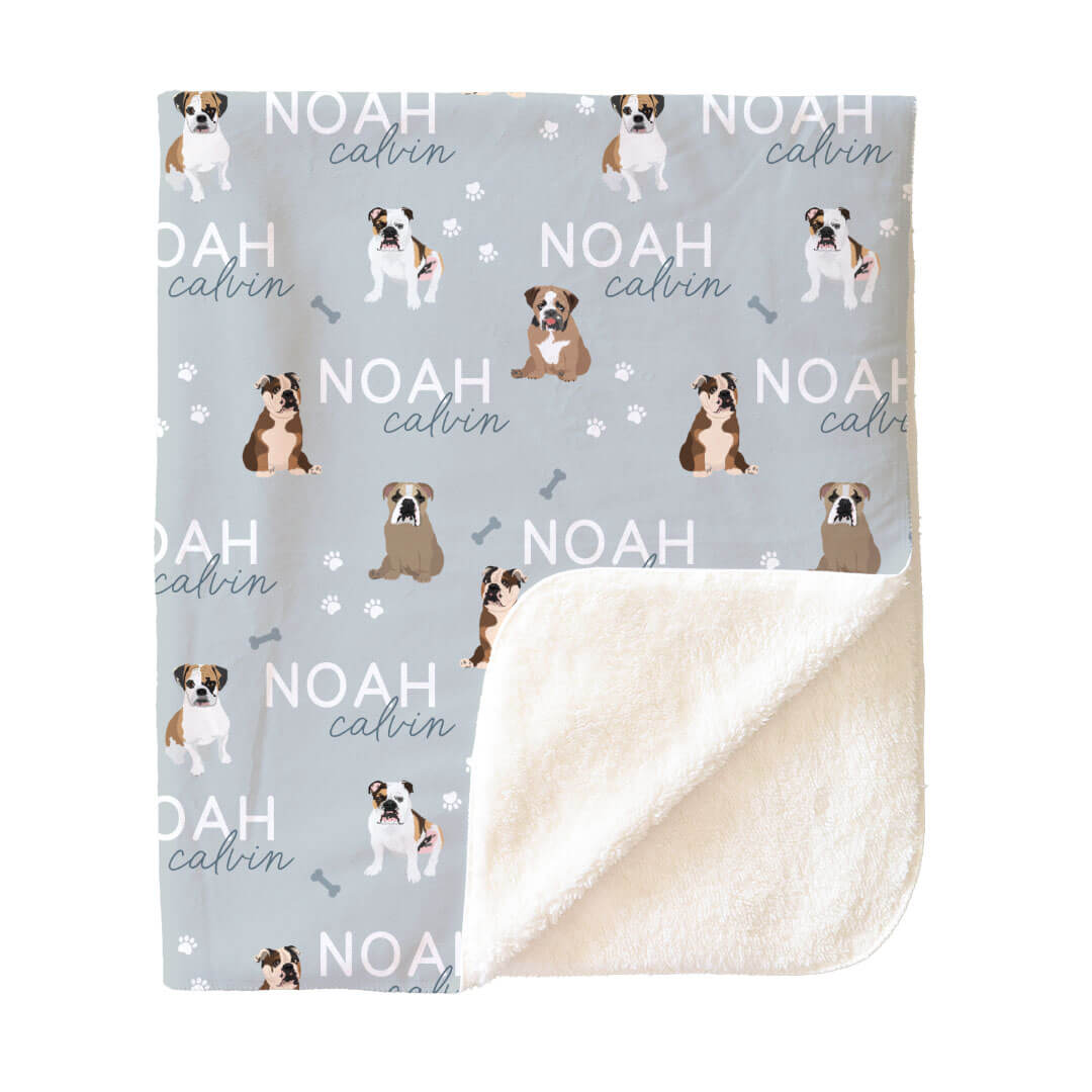 Personalized Kids Blankets | Dog Breeds