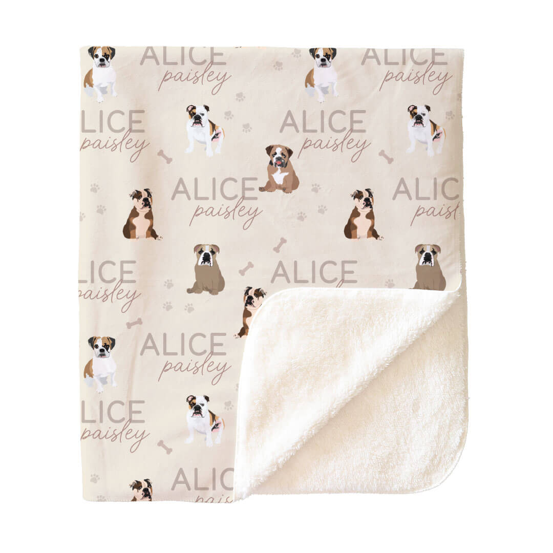 Personalized Kids Blankets | Dog Breeds