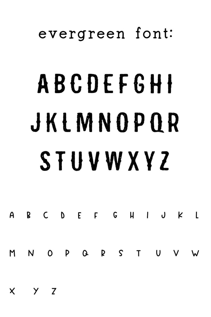 evergreen font 