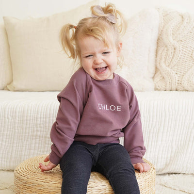 fall colored personalized sweatshirts for kids
