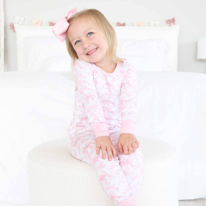 Fancy Frills pajamas for girls two piece set 