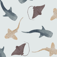 Personalized Hooded Towel | Fin Friends
