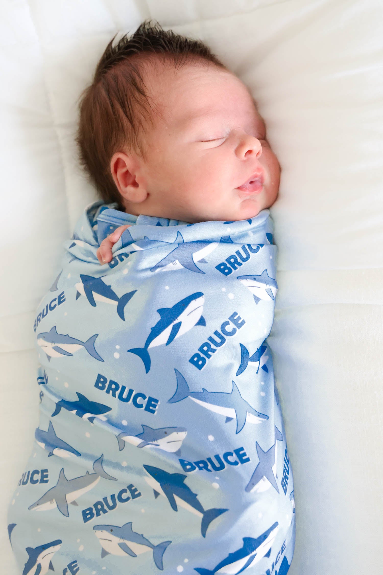 Personalized Swaddle Blanket | Fin Friends