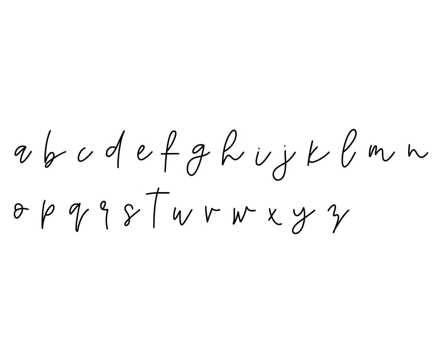 script font 