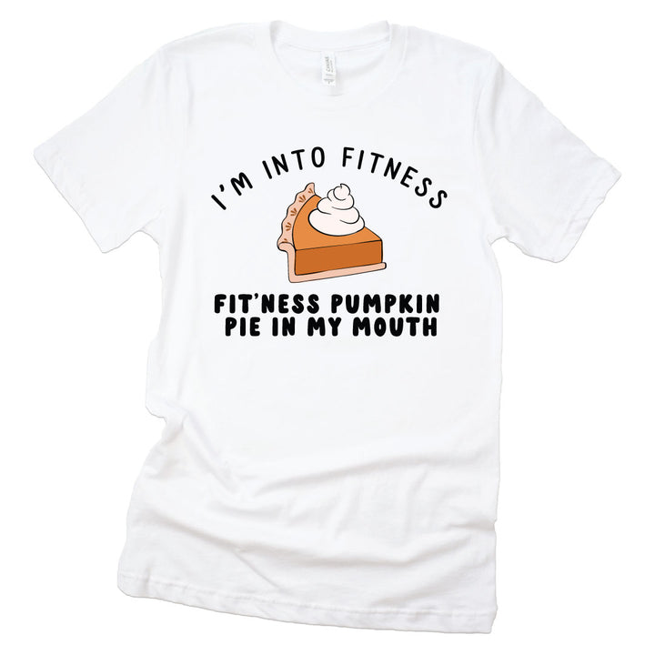 i'm into fitness adult graphic tee