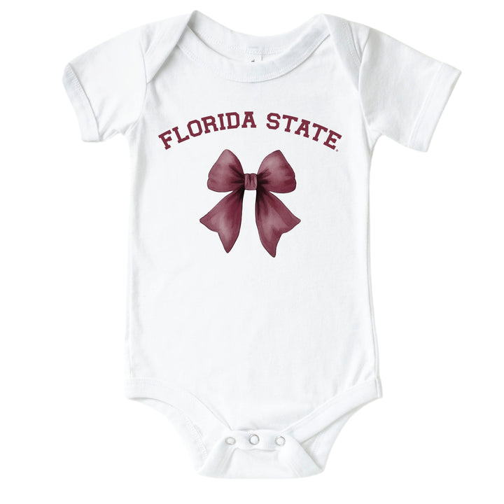 Florida State University | Footballs & Bows Graphic Bodysuit