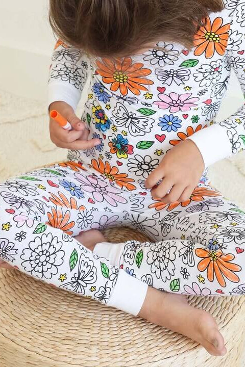 Color Me Pajama™ Two Piece Bamboo | Caden Lane