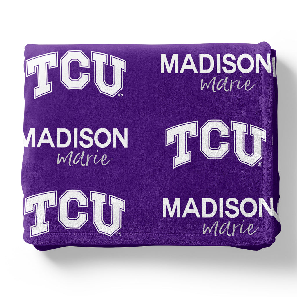 Texas Christian University | TCU Personalized Kids Blanket